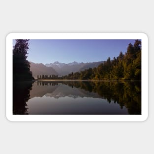 Lake Matheson Dreaming Sticker